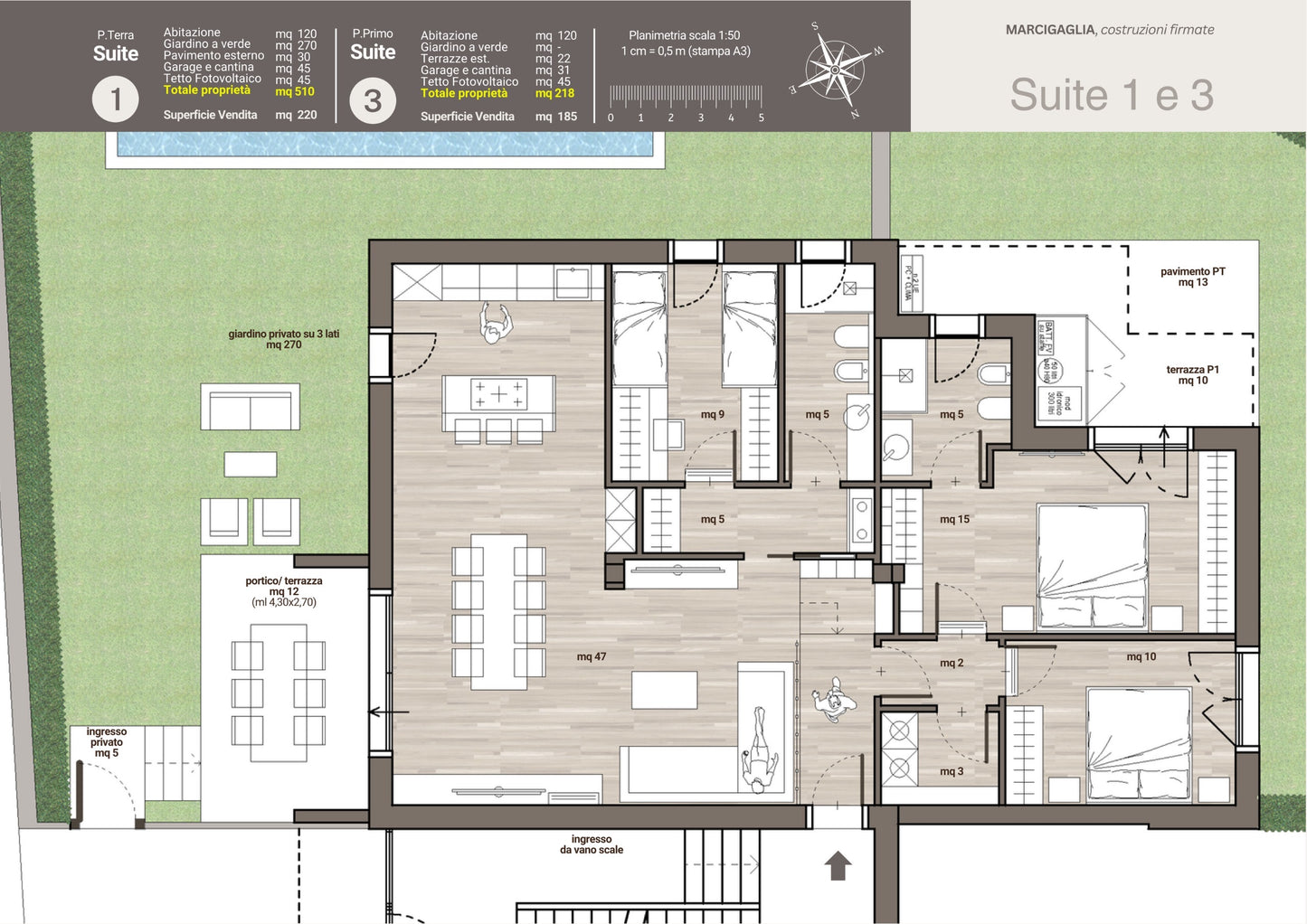 Nuova Costruzione con terrazzo Suite 4